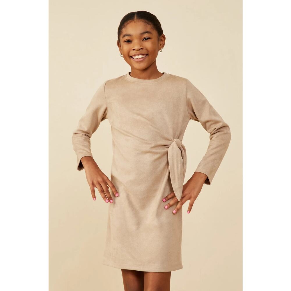 Hayden Girl‎ Vegan Suede Side Tie Dress NWT size small